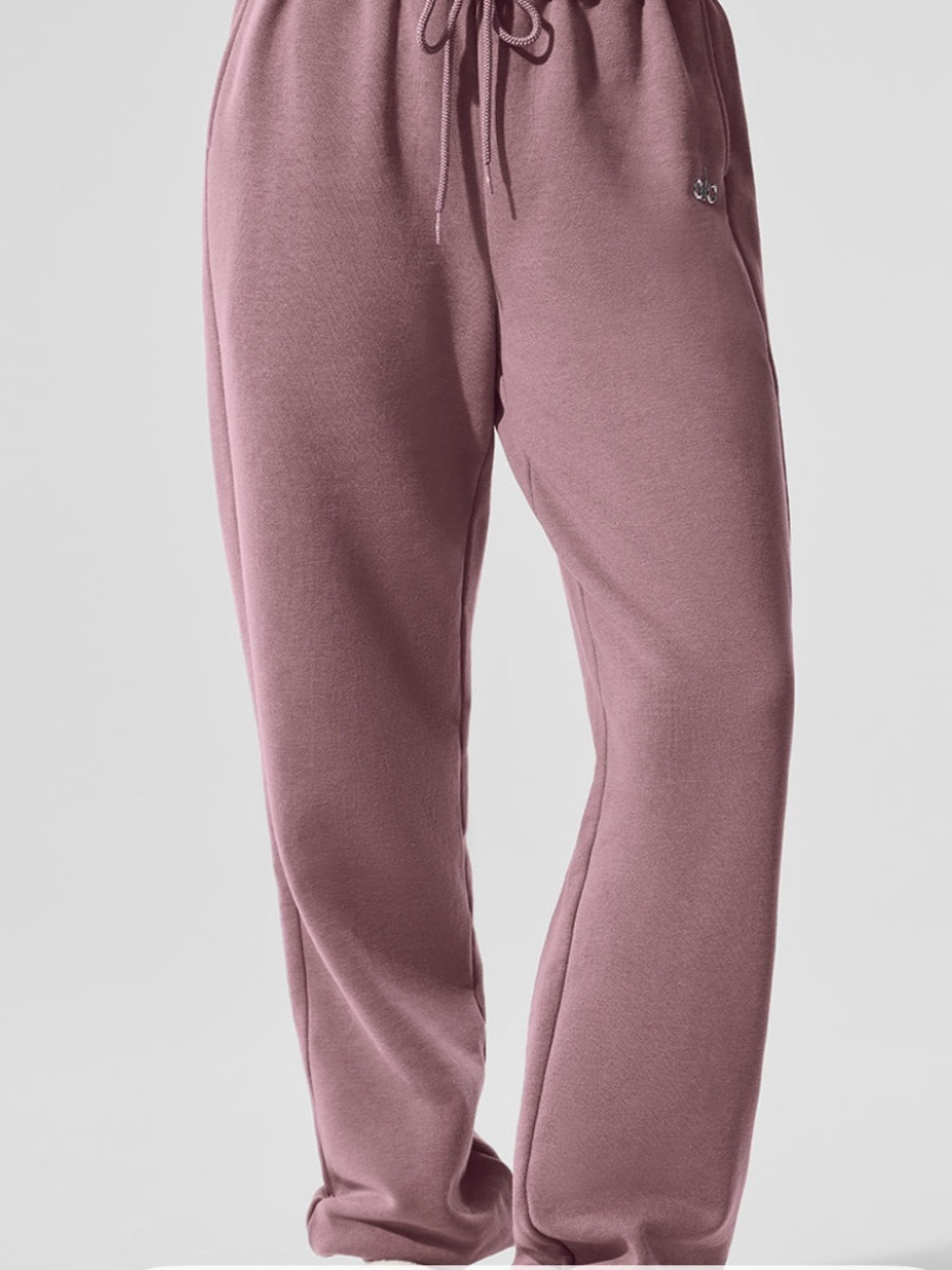 Alo Accolade Sweatpant Sweatpants in smoky quartz Size Small
